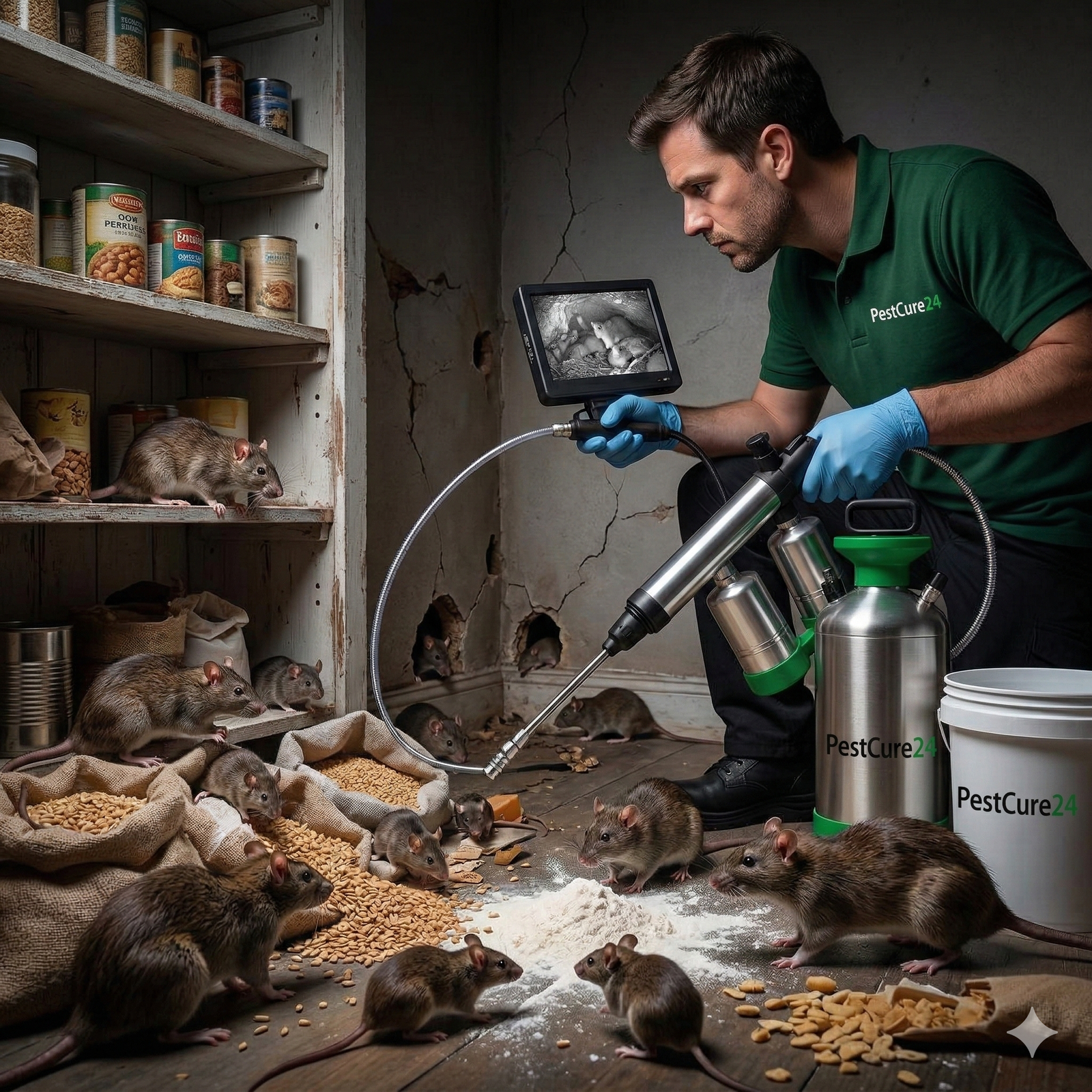 Trapping, baiting & proofing to keep rats and mice away for good.